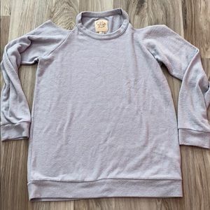 Chaser Cold Shoulder Sweatshirt